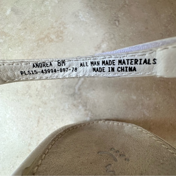 Wear.Ever. White Andrea Sandal SZ 8 - Picture 6 of 8